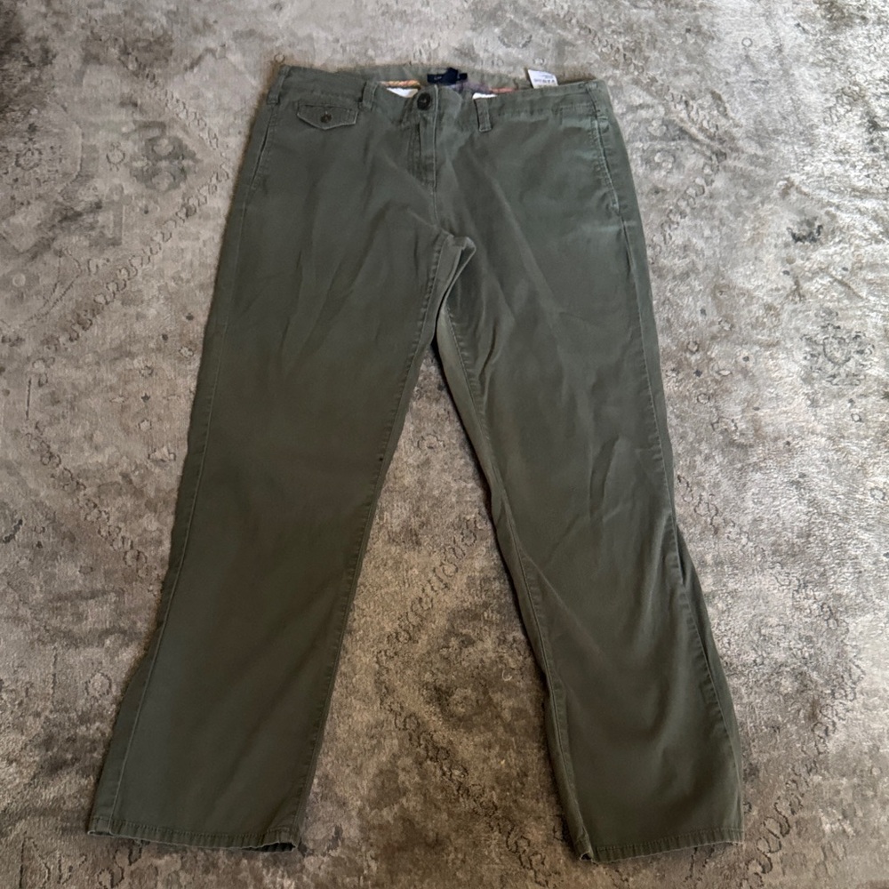 Tommy Hilfiger women’s corduroy Olive Green Trousers